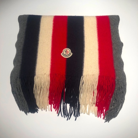 MONCLER | Tri-Color Scarf LARGE - Picture 1 of 6